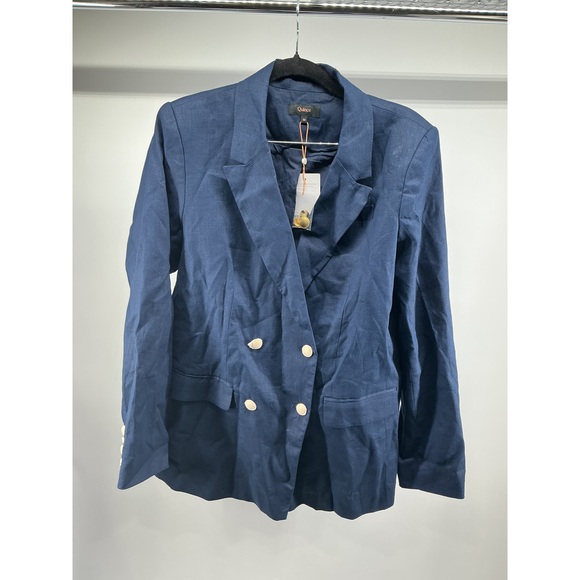 Quince Jackets & Blazers - 100% European Linen Relaxed Double-Breasted Blazer